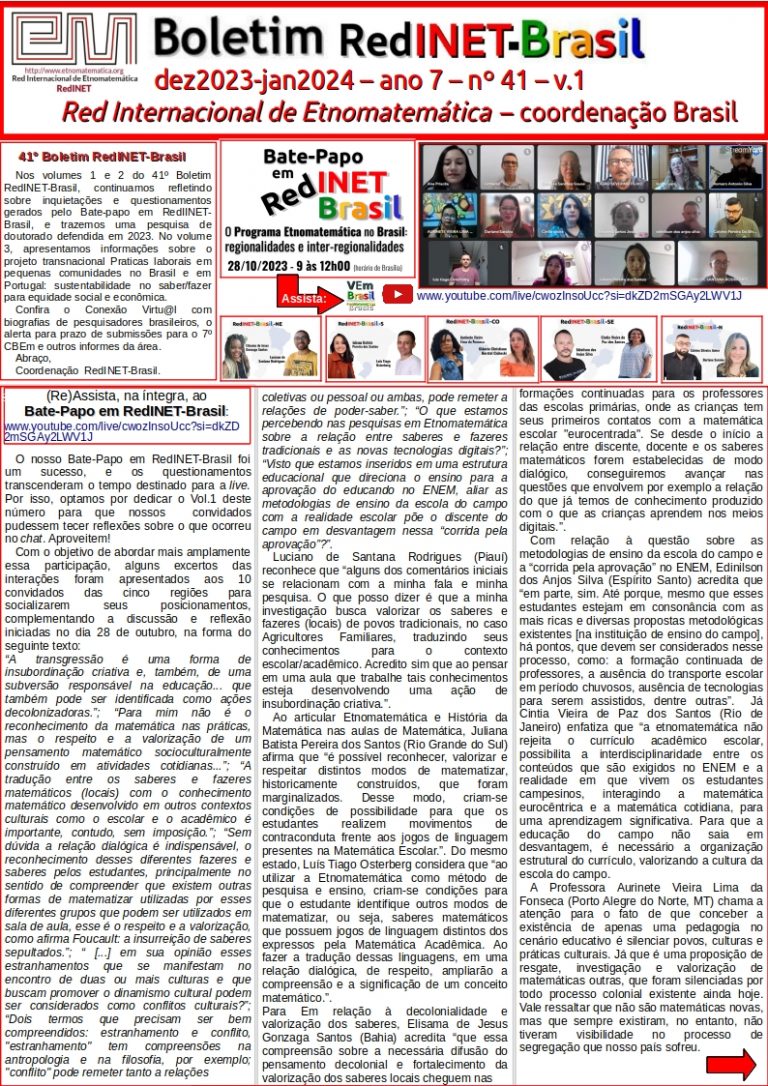 Boletim RedINET-Brasil: a. 7, n. 41, v. 1 – Red Internacional de ...